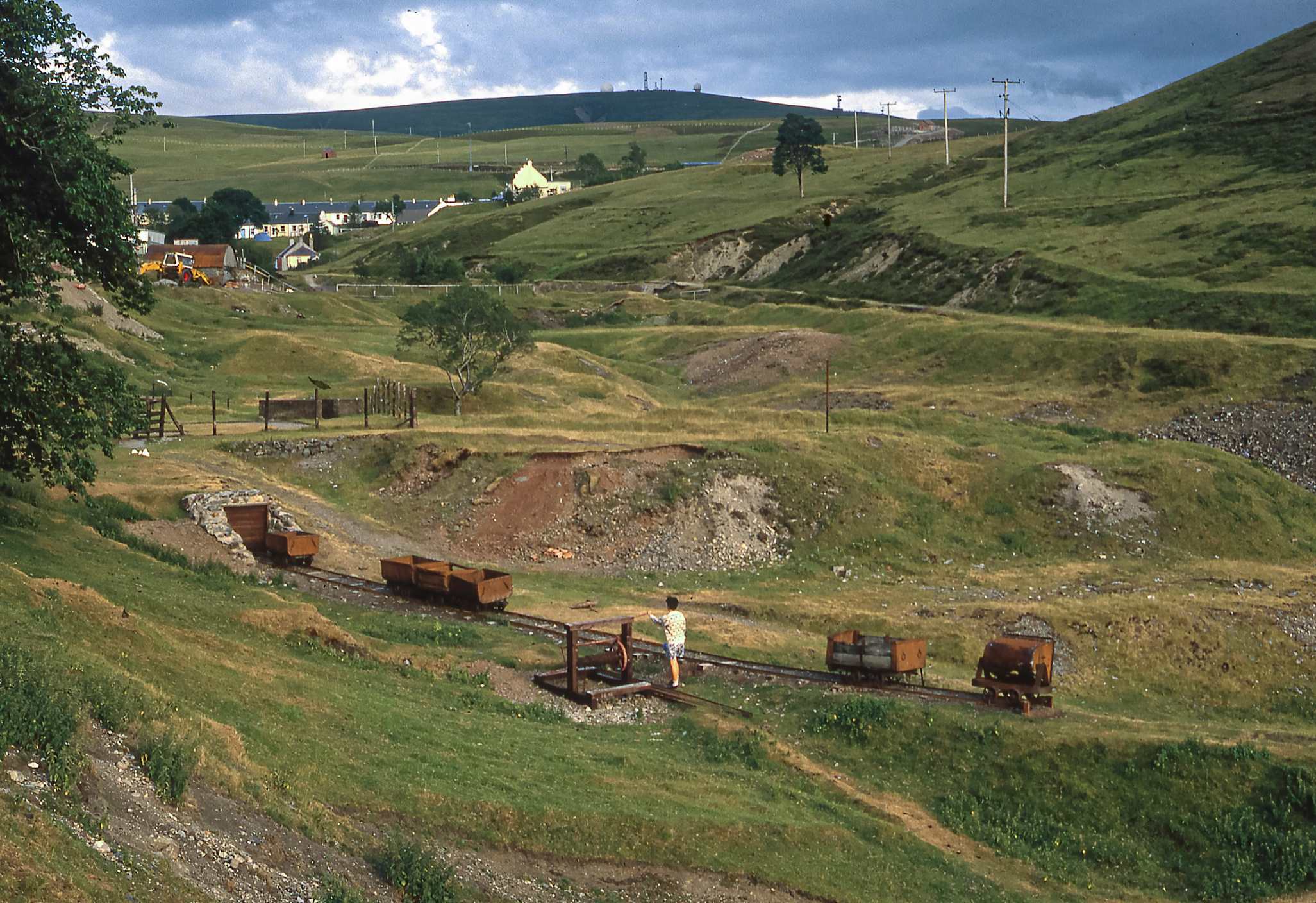 Scotland Wanlockhead with mines Aug 1989